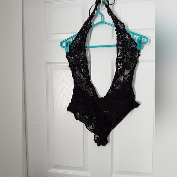 Evelust Black Lace Teddy - Picture 7 of 8